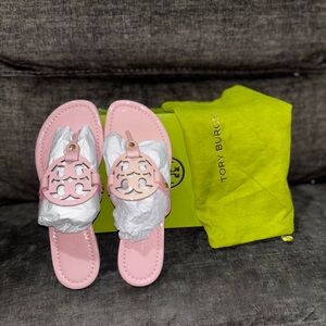Tory Burch Light Pink Flip Flops